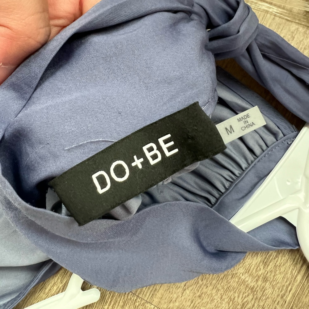 Do + Be halter tie neck drop waist mini dress - Picture 3 of 3
